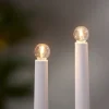 LED-filamentpære E10 3 W, kan dæmpes, 3 stk, 34 V