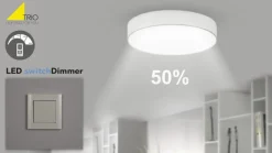 LED-filamentpære E27 8 W kontaktdæmper 2.700 K