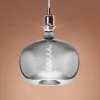 LED-filamentpære E27 4W Big Size æbleform krom