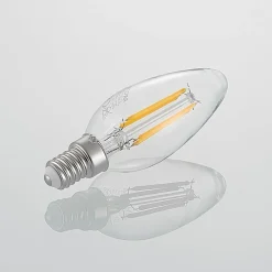 LED-filamentpære E14 4W 2.700K 3-trins dæmper