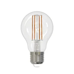 LED-filamentpære E27 6W klar 2.700K dæmpbar sæt med 3 stk
