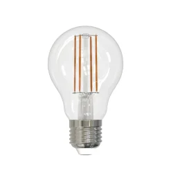 LED-filamentpære E27 8W klar 2.700K dæmpbar sæt med 2 stk