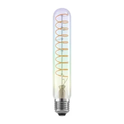 LED-filamentpære E27 4W T30 2000K iriserende dæmpbar