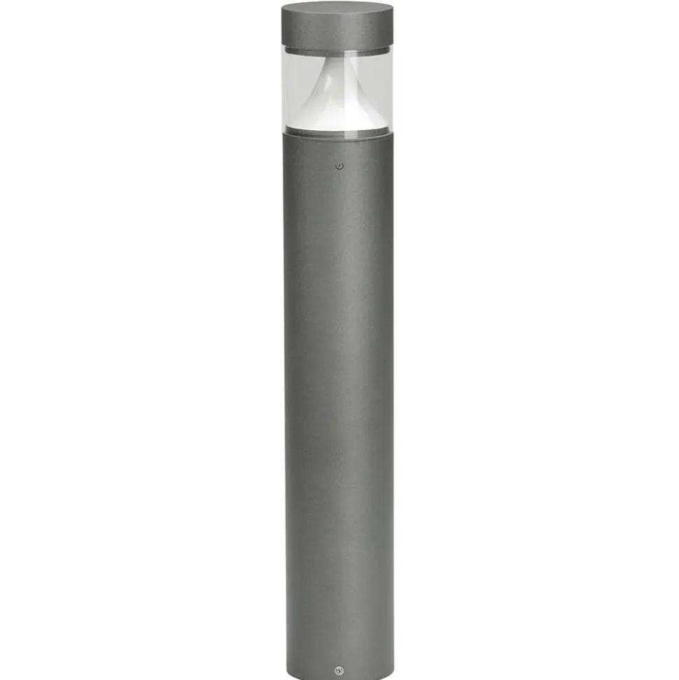 LED-gadelampe 2275, antracit/klar