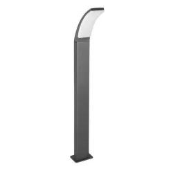 LED-gadelampe Beja, antracit, aluminium, højde 100 cm