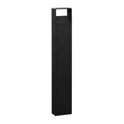 LED-gadelampe Doninni 1, antracit, højde 80 cm