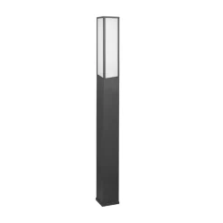 LED-gadelampe Fuerte, antracit, aluminium, IP54