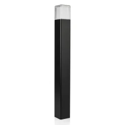 LED-gadelampe OOL-50018, aluminium, højde 80 cm