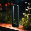LED-gadelampe RENO, antracit, højde 50 cm, metal, IP54