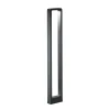 LED-gadelampe RENO, antracit, højde 100 cm, metal, IP54