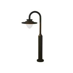 LED-gadelampe Texas, IP54, grafitfarvet, højde 80 cm