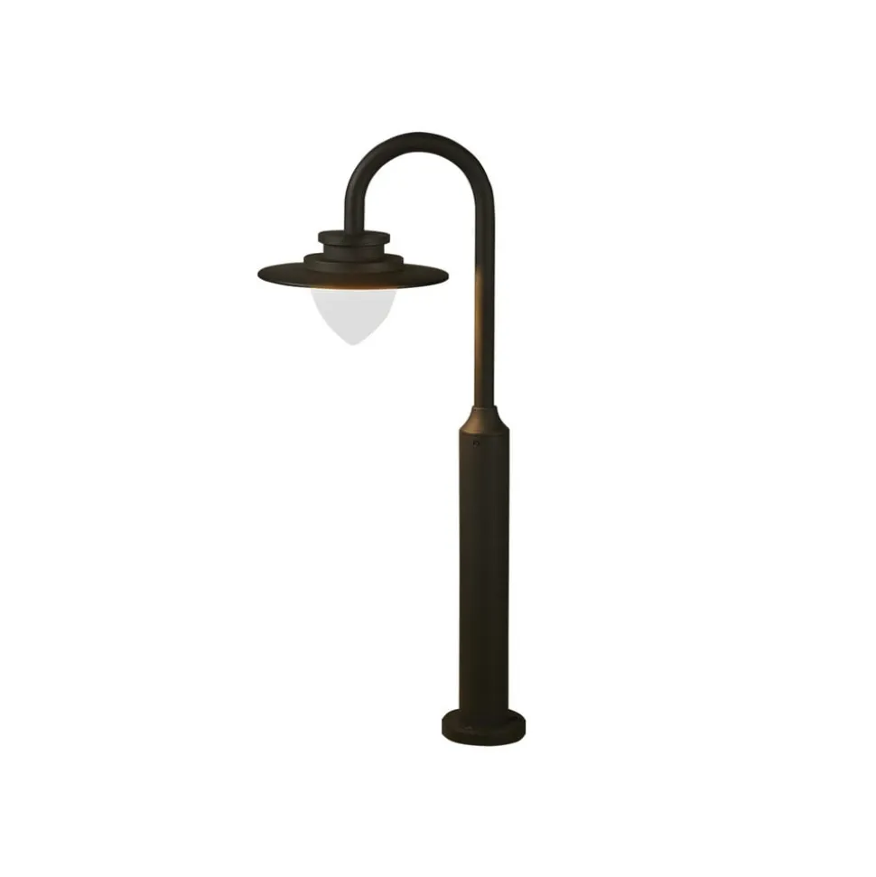 LED-gadelampe Texas, IP54, grafitfarvet, højde 80 cm