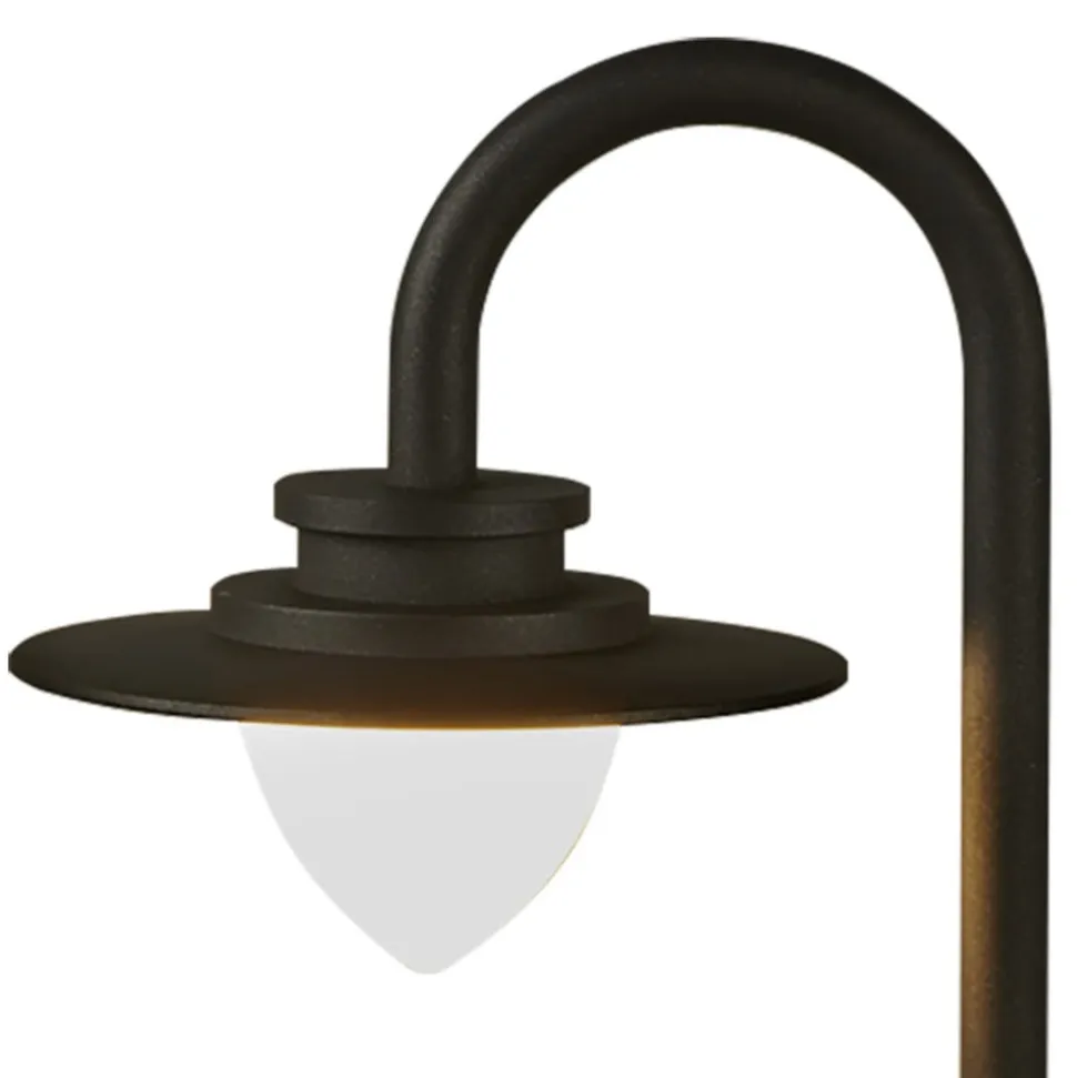 LED-gadelampe Texas, IP54, grafitfarvet, højde 80 cm