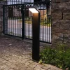LED-gadelampe Tucanae, grå, højde 100 cm, IP65, metal