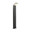 LED-gadelampe Tucanae, grå Højde 100 cm IP54 metal
