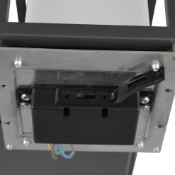 LED-gadelampe Witham, 80 cm høj, antracit, CCT, IP54