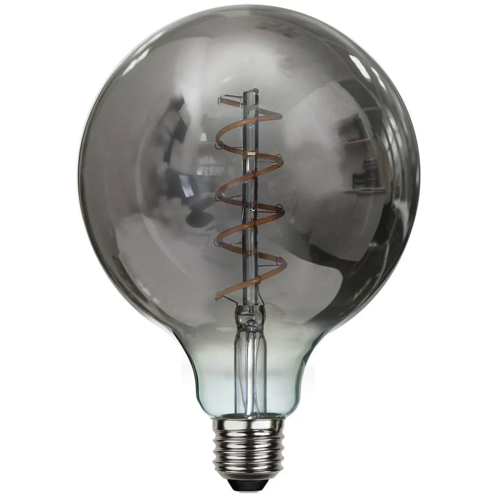 LED-globepære E27 2 W G125 Decoled Spiral Smoke