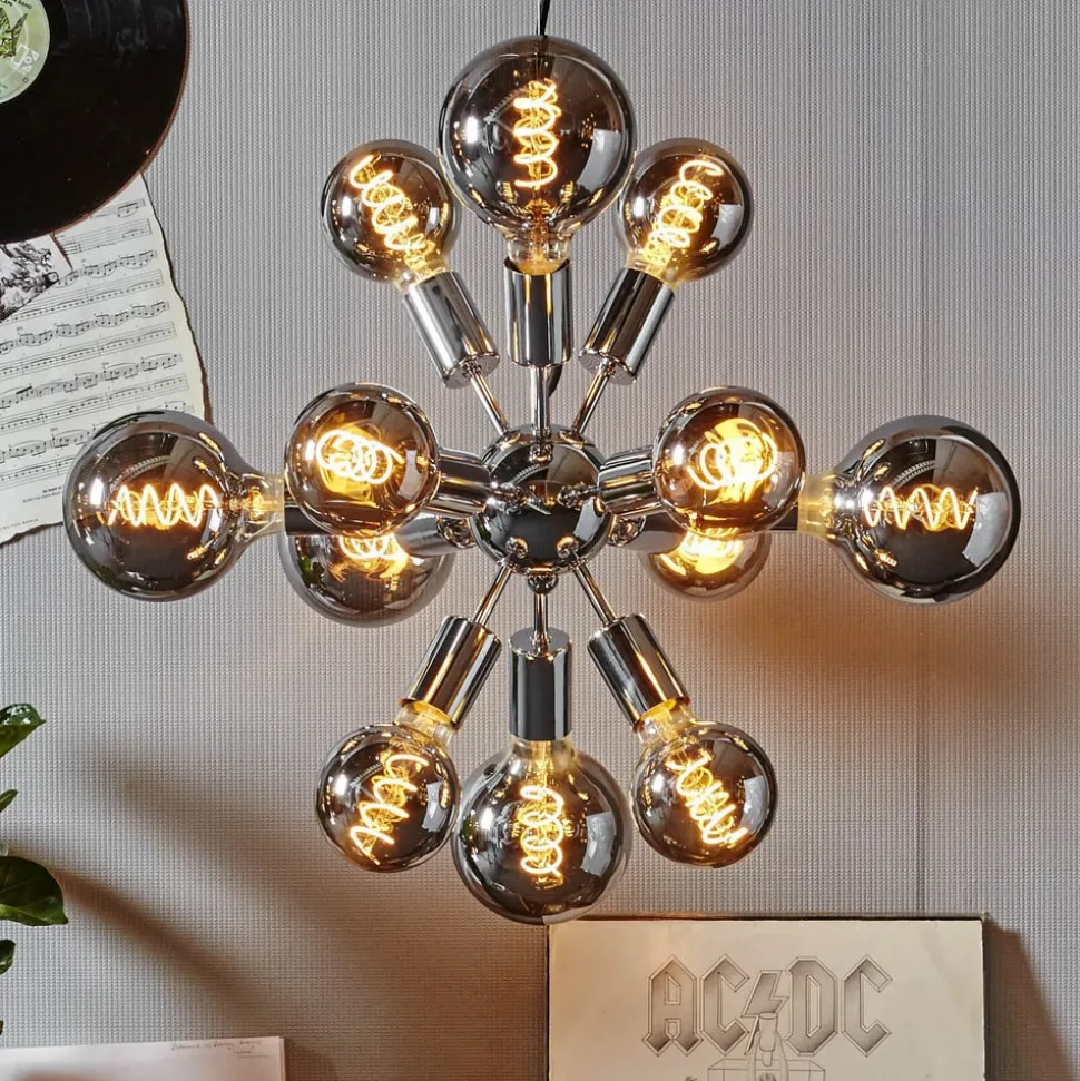 LED-globepære E27 2 W G125 Decoled Spiral Smoke