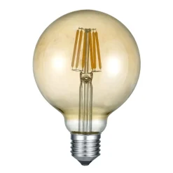 LED-globepære E27 6W 2.700K rav