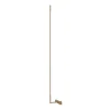 LED-gulvlampe Amalfi XL, guld, højde 180 cm, metal, dæmper