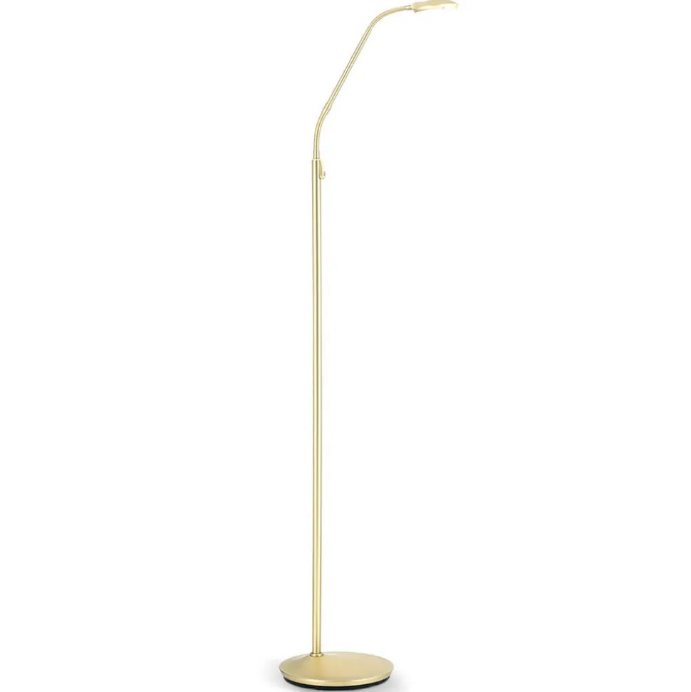 LED-gulvlampe Cobra med jsuterbar lysfarve