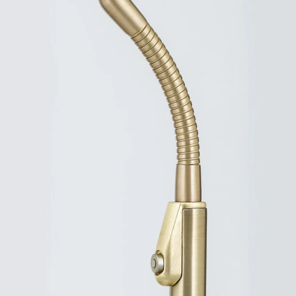 LED-gulvlampe Cobra med jsuterbar lysfarve