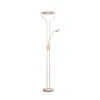 LED-gulvlampe Davos, sandfarvet, højde 180 cm, 2 lyskilder, CCT