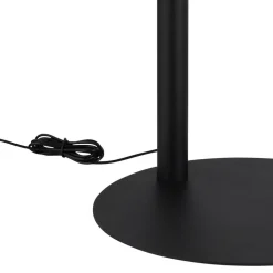 LED-gulvlampe Della, højde 190 cm, sort/mørkegrå, 3 lyskilder.