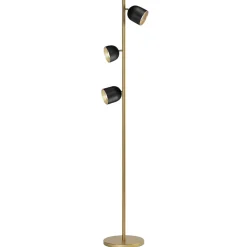 LED-gulvlampe Dome sort