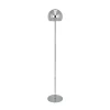 LED-gulvlampe Flynt, højde 130 cm, kromfarvet, metal, CCT