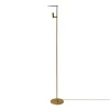 LED-gulvlampe Kelly, justerbar spot, guld/guld