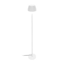 LED-gulvlampe Loca, antik hvid, højde 123 cm, plast/metal