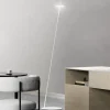 LED-gulvlampe Mahina, hvid, højde 130 cm, metal, CCT