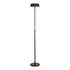 LED-gulvlampe Noa II, touch-dæmper, stål, sort