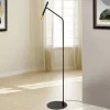 LED-gulvlampe Odeon, højde 147 cm, metal