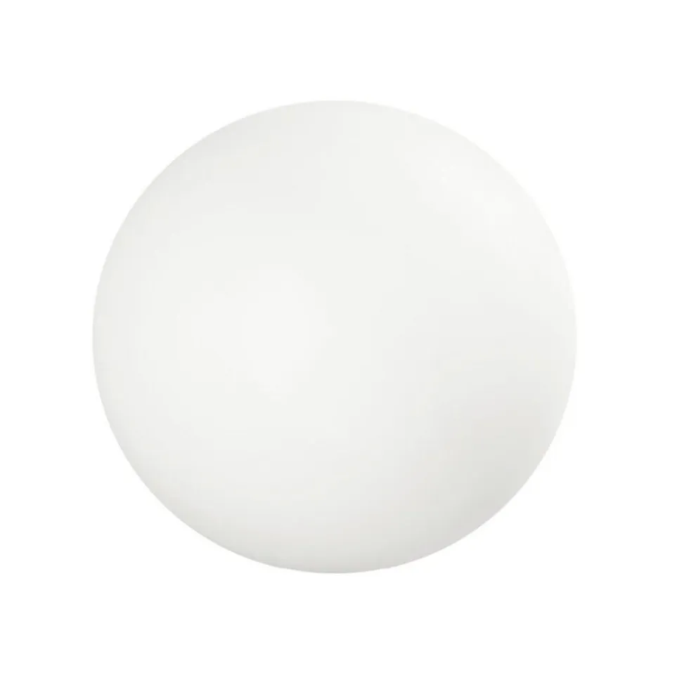 LED-gulvlampe Oh!, Ø 55 cm, E27, polykarbonat, hvid