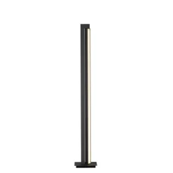 LED-gulvlampe PURE Lines, antracit, fjernbetjening, 140 cm