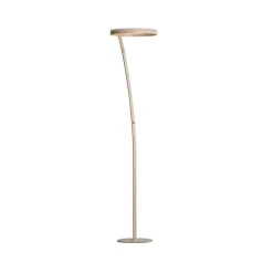 LED-gulvlampe Sirko, sandfarvet, højde 177 cm, metal, CCT