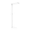 LED-gulvlampe til kontor MAULjura, hvid, aluminium, 196,5 cm, 4000 K