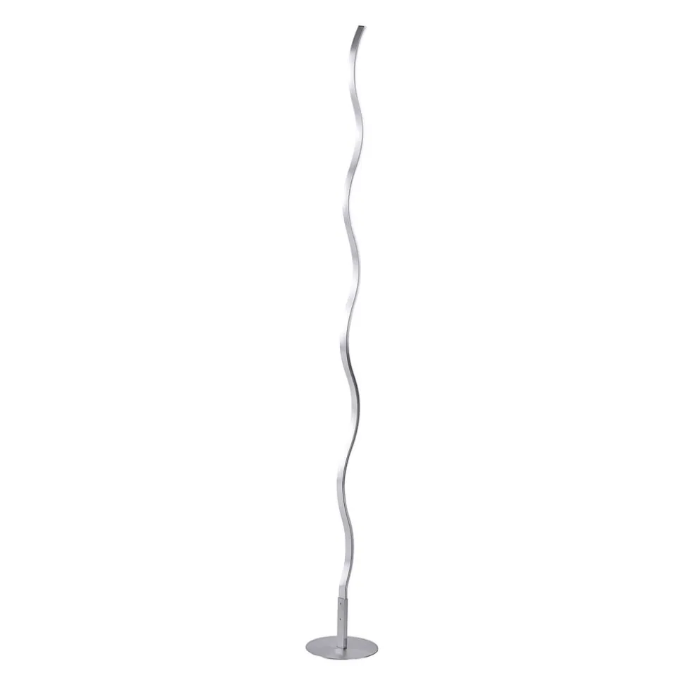 LED-gulvlampe Wave 3.000K 120 cm stål