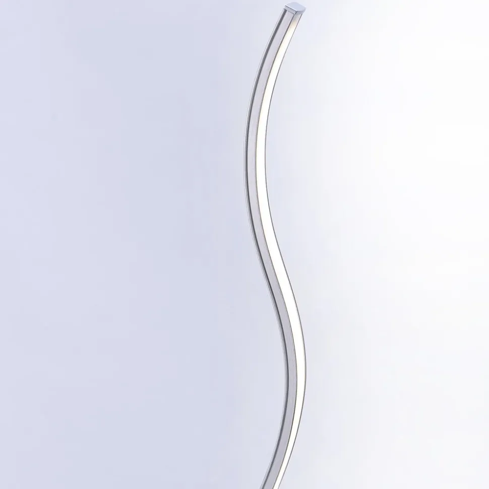 LED-gulvlampe Wave 3.000K 120 cm stål