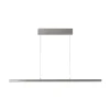 LED-hængelampe Borena, aluminiumfarvet, længde 113 cm Metal