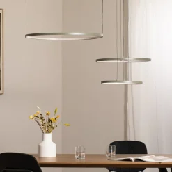 LED-hængelampe CIRCOLO, olivgrøn, Ø 30/45/60 cm, 3 lyskilder