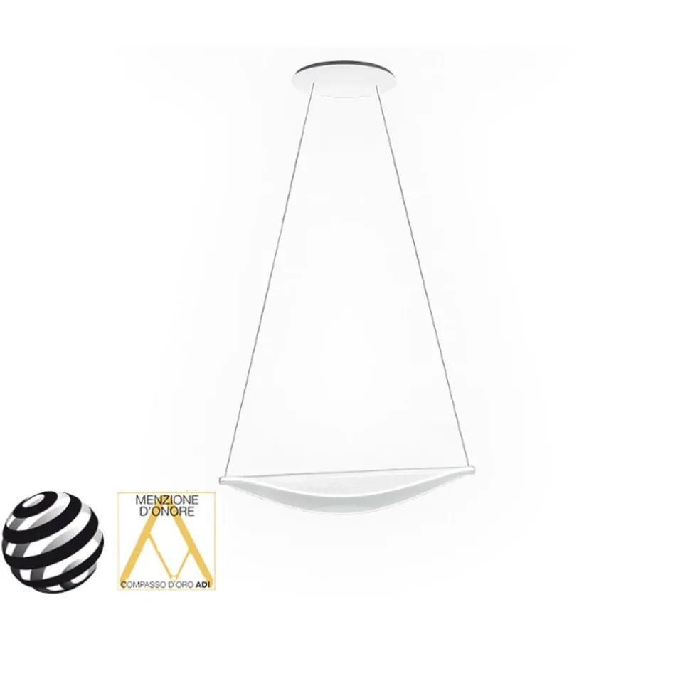 LED-hængelampe Diphy, 76 cm, DALI-dæmpbar