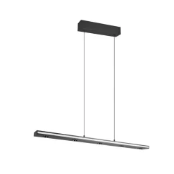 LED-hængelampe Graham, sort, metal, op/ned, CCT, dæmper
