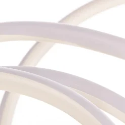 LED-hængelampe Loca, plast, hvid, 56 W, længde 70 cm