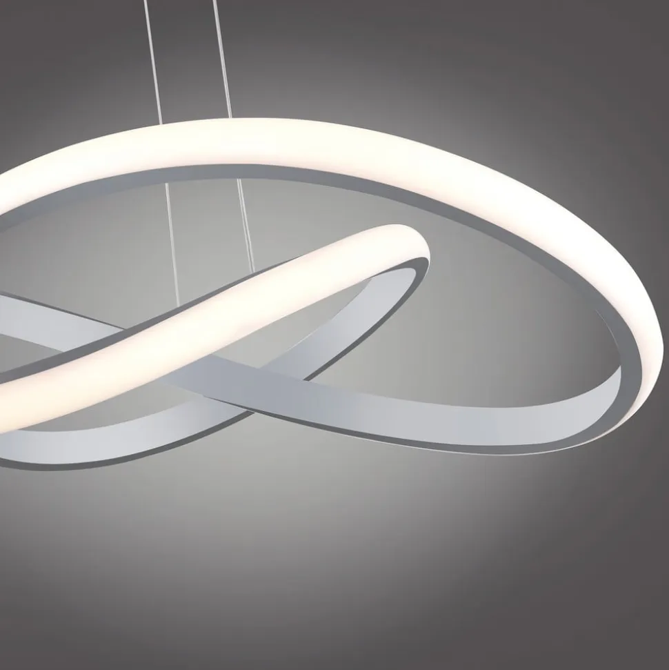 LED-hængelampe Maria, dæmpbar, aluminium
