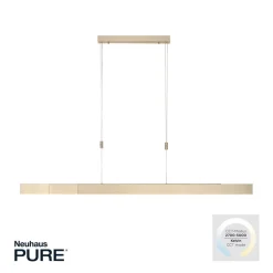 LED-hængelampe PURE Moto, imperial gold, dæmpbar, CCT