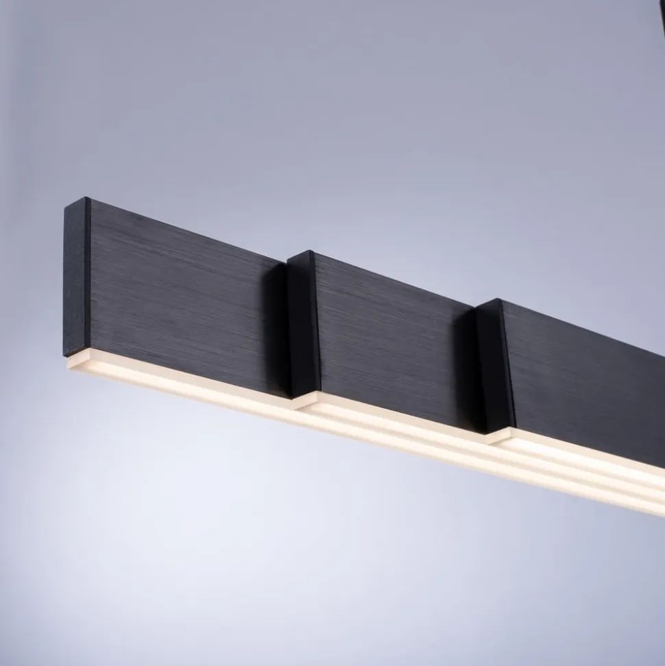 LED-hængelampe PURE Moto, platin, dæmpbar, CCT