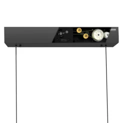 LED-hængelampe PURE Moto-Rise, eg/sort perle, aluminium, CCT